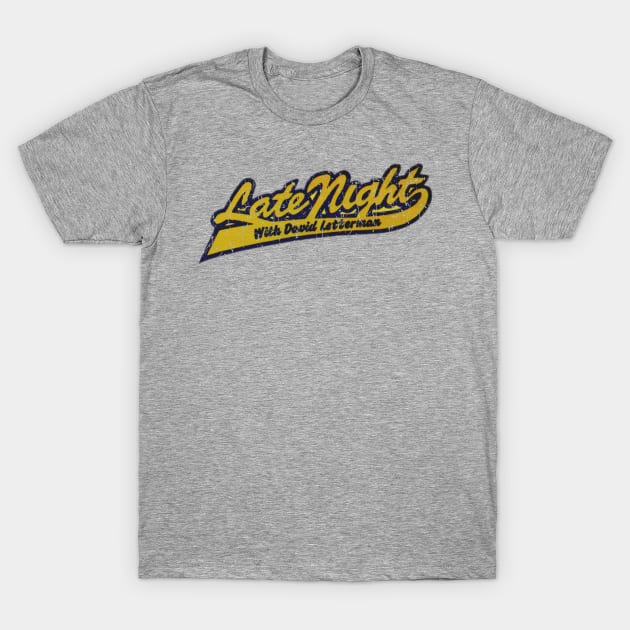 Late Night David Letterman T-Shirt by 14RF